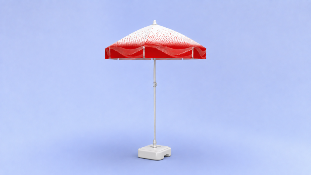 Parasol plażowy okrągły